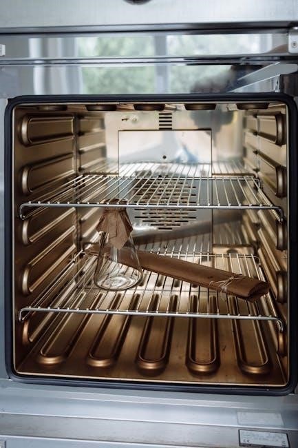 ge double oven self-clean instructions